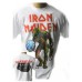IRON MAIDEN TOUR EUROPE 2011 Бяла Мъжка тениска